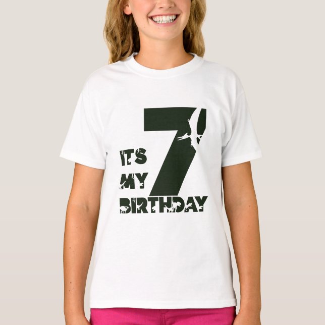 T-shirt anniversaire de 7 ans (Devant)