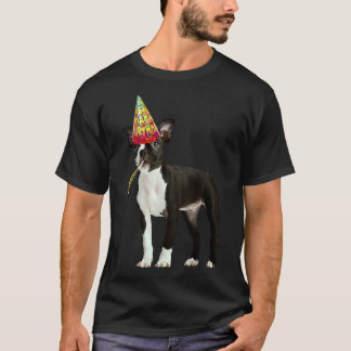 T-shirt Anniversaire de Boston Terrier