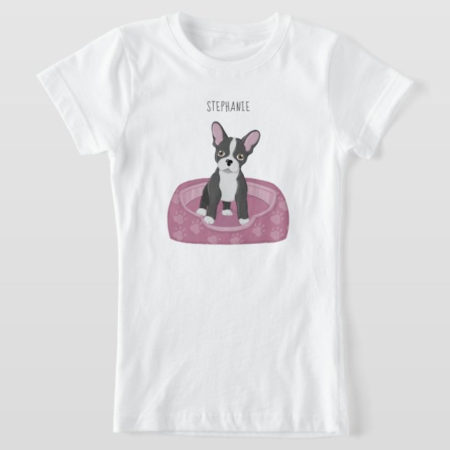 T-Shirt Anniversaire de Bouledogue Français (Poser)