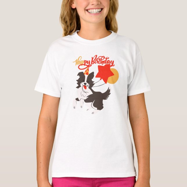 T-shirt Anniversaire de chiot  (Devant)
