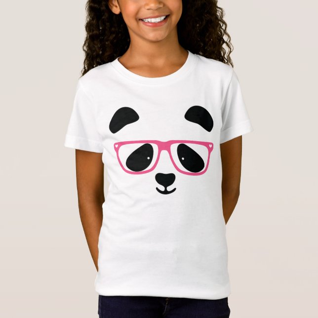 T-Shirt Anniversaire de Cute Panda Face (Devant)