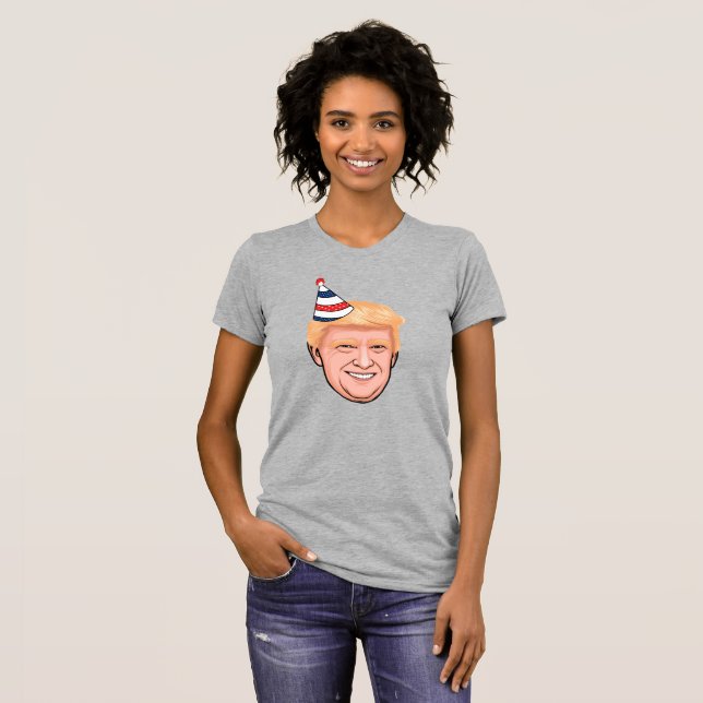 T-SHIRT ANNIVERSAIRE DE DONALD TRUMP (Devant entier)