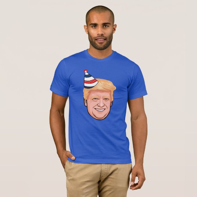 T-SHIRT ANNIVERSAIRE DE DONALD TRUMP (Devant entier)