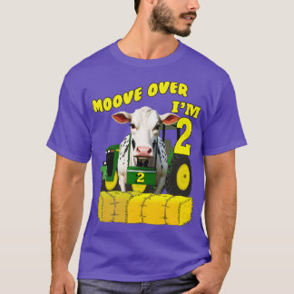 T-shirt Anniversaire de enfant 2 ans Vieux thème de ferme
