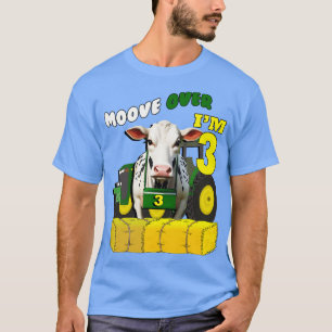 T-shirt Anniversaire de enfant 3 ans thème de l'agricultur