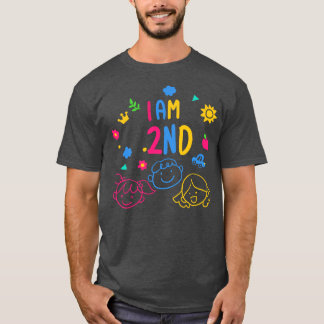 T-shirt anniversaire de enfant de 2e année Journée des enf