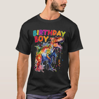 T-shirt Anniversaire de enfant Dino Dinosaur Anniversaire 