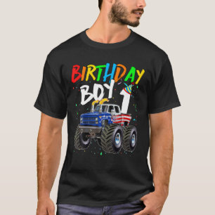 T-shirt Anniversaire de enfant Garçon 1 an Monster Truck D