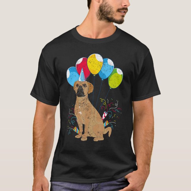T-shirt Anniversaire de enfant Party Animaux de compagnie  (Devant)