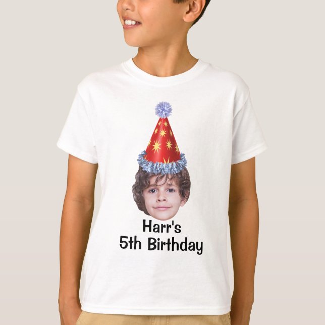 T-shirt anniversaire de enfant personnalisé, tee-s (Devant)