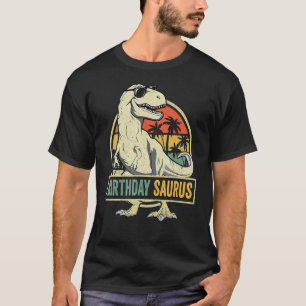 T-shirt Anniversaire de enfant Saurus Rex Dinosaur famille