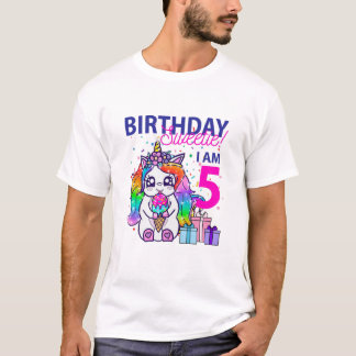 T-shirt Anniversaire de enfant Sweetie (5E Anniversaire Th