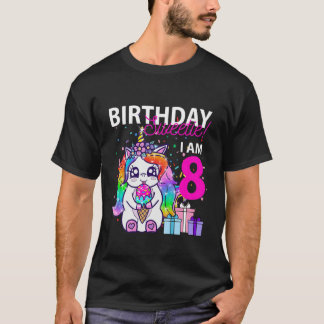 T-shirt Anniversaire de enfant Sweetie (Thème Unicorne Du
