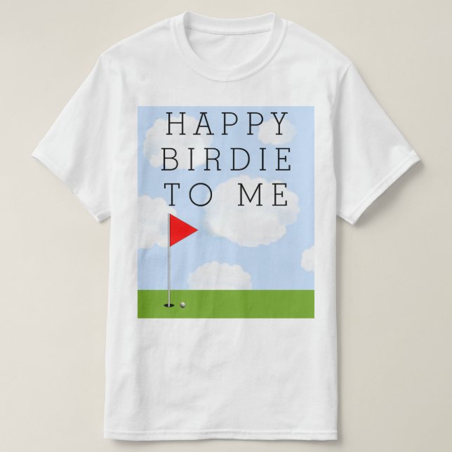 T-shirt Anniversaire de golf (Design devant)