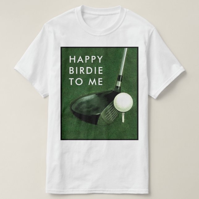 T-shirt Anniversaire de golf (Design devant)