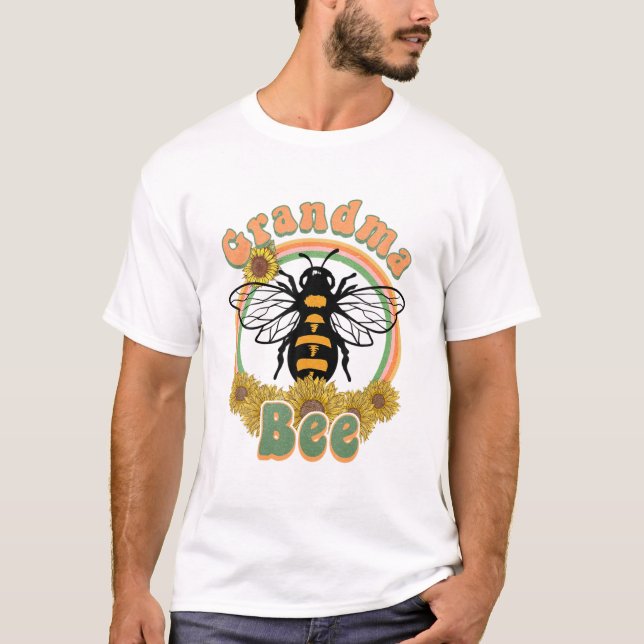 T-shirt Anniversaire de Grand-mère Bee Matching (Devant)