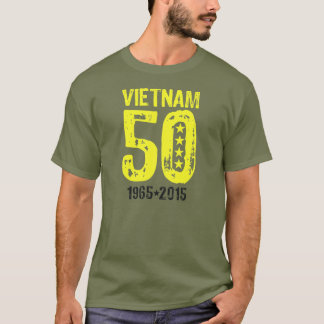 T-shirt Anniversaire de guerre de Vietnam cinquantième