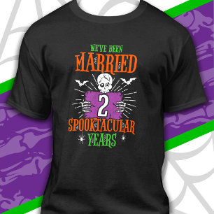 T-shirt Anniversaire de Halloween Spooktacular 2ème Mariag