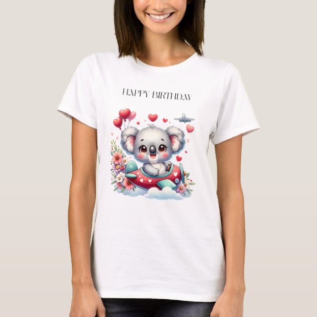 T-shirt Anniversaire de Koala Pilote (Devant)