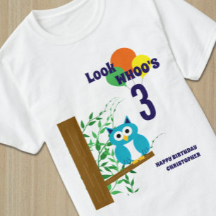 T-shirt Anniversaire de la chouette