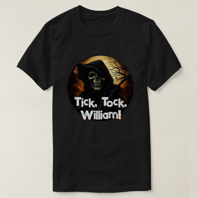 T-shirt Anniversaire de la Faucheuse sinistre (Design devant)