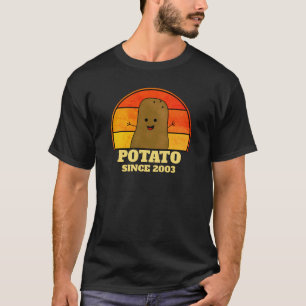 T-shirt Anniversaire de la pomme de terre rétro