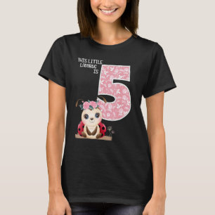 T-shirt Anniversaire De Ladybug Ce Petit Ladybug Est 5 5èm