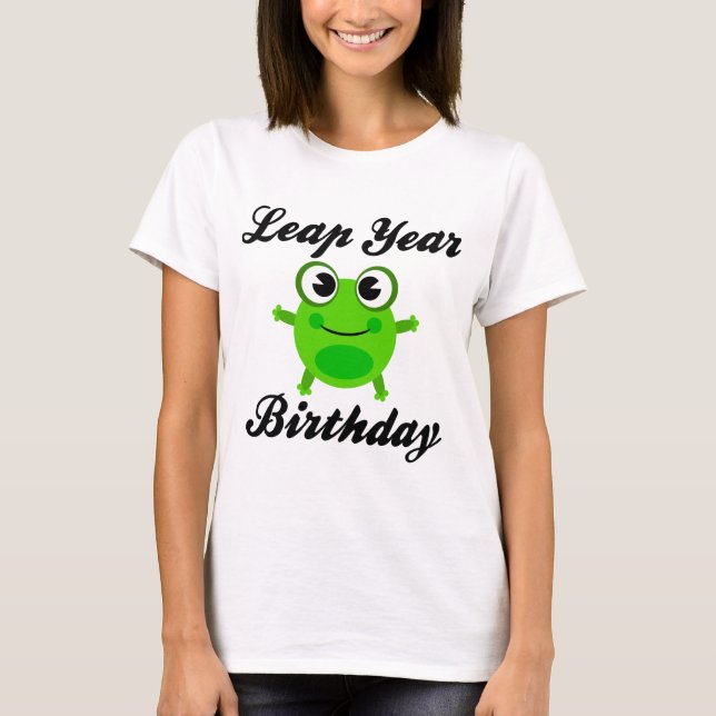 T-shirt Anniversaire de l'année bissextile (Devant)