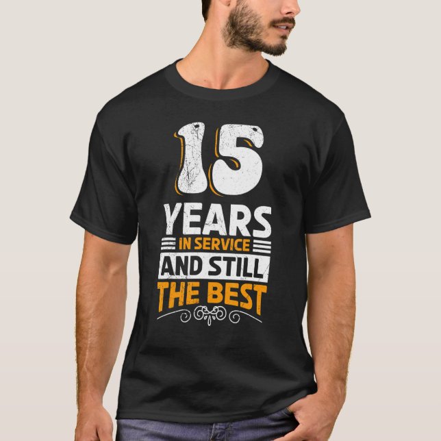 T-shirt Anniversaire de l'entreprise 15 Anniversaire de se (Devant)