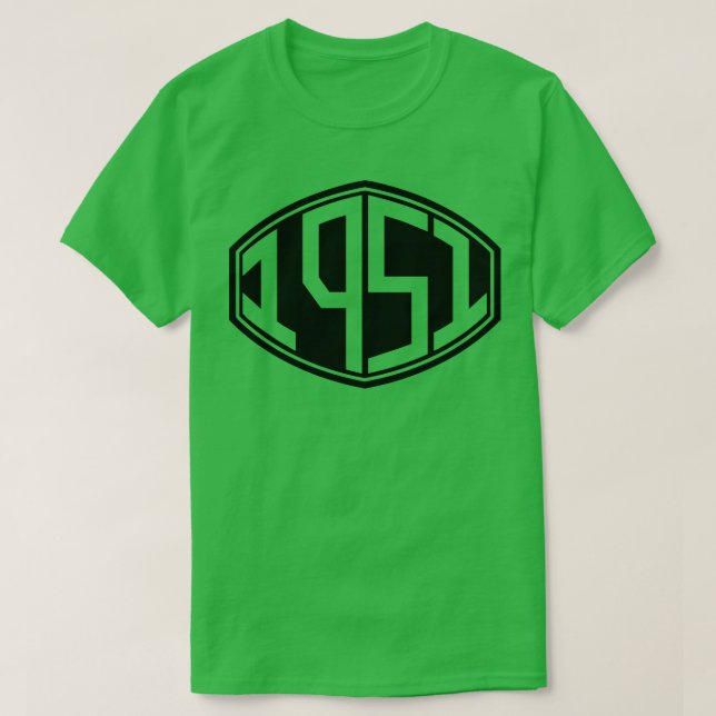 T-shirt Anniversaire de l'Hipster rétro 1951 (Design devant)