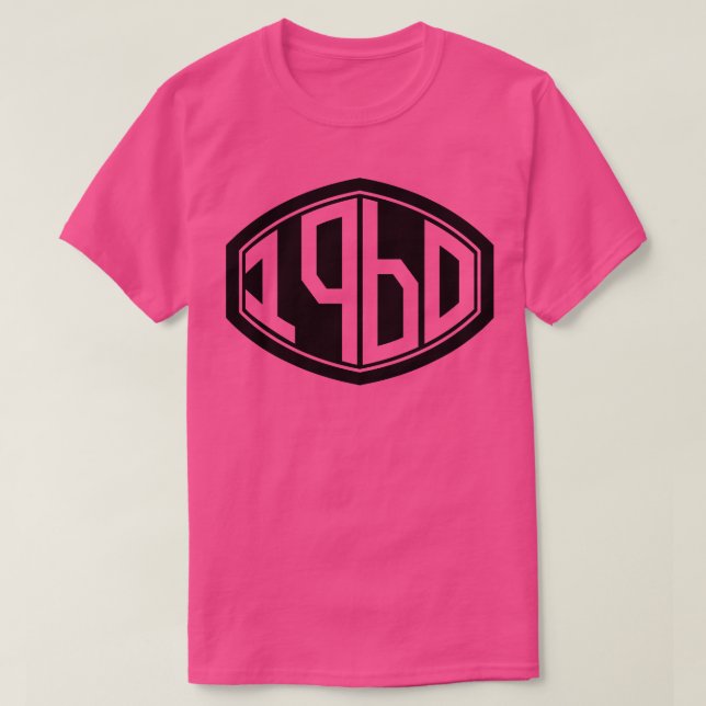 T-shirt Anniversaire de l'Hipster rétro 1960 (Design devant)