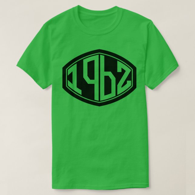 T-shirt Anniversaire de l'Hipster rétro 1962 (Design devant)