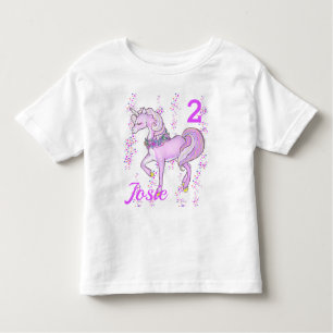 T-shirt Anniversaire de l'Unicorne Petites filles