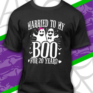 T-shirt Anniversaire de mariage d'octobre drôle 20 ans d'a