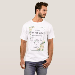 T-shirt Anniversaire de mariage religieux Foi Espérance Am