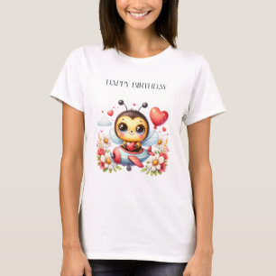 T-shirt Anniversaire de Pilote Abeille