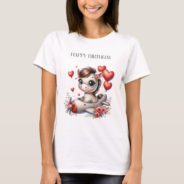 T-shirt Anniversaire de Pony Pilot (Devant)