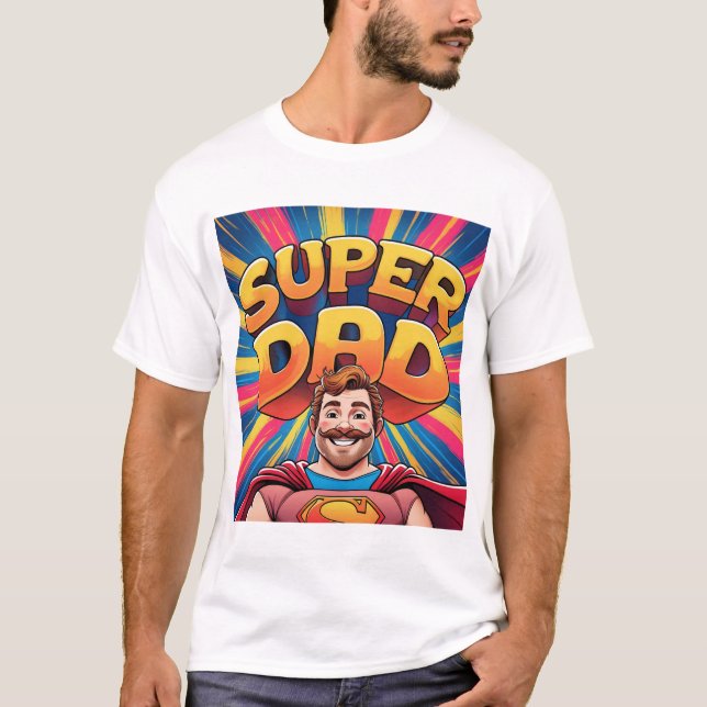 T-shirt Anniversaire de Retro Papa (Devant)