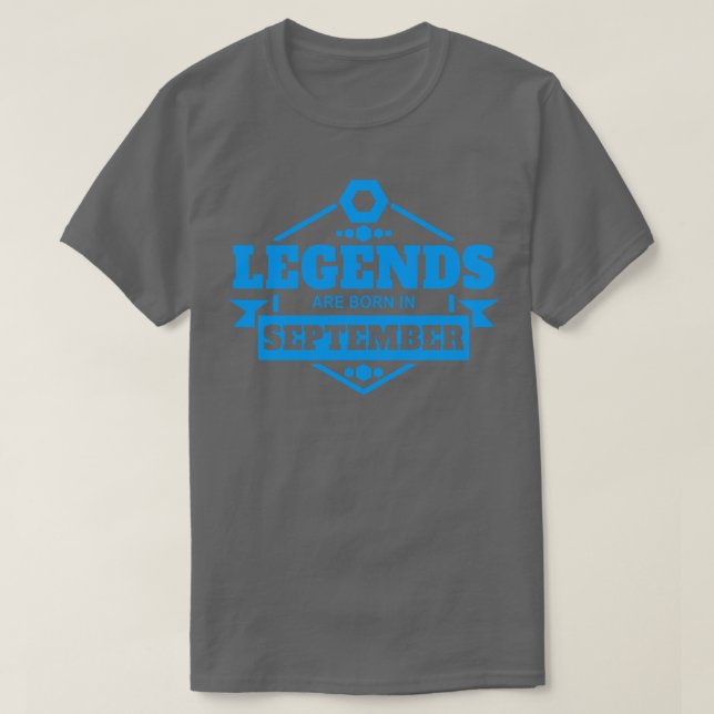 T-shirt anniversaire de septembre (Design devant)