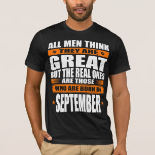 T-shirt Anniversaire de septembre