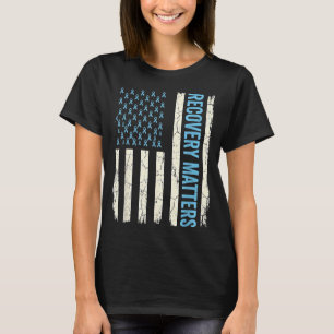 T-shirt Anniversaire de sobriété de rétablissement Soutien