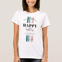 Anniversaire Design minimaliste aux couleurs paste