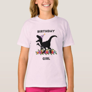 T-shirt Anniversaire Dinosaur fille
