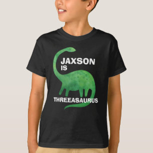 T-Shirt Anniversaire Dinosaure - Tout Âge - Ajoute