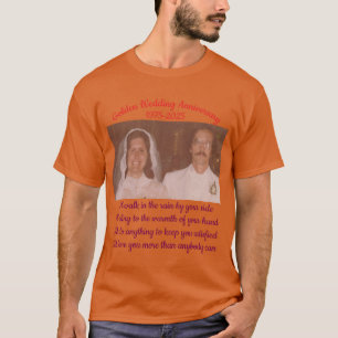 T-shirt Anniversaire d'or