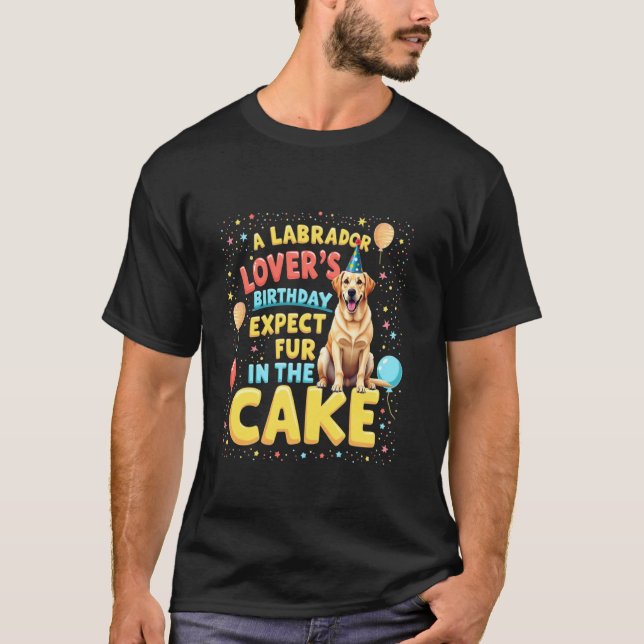 T-shirt Anniversaire drôle Labrador Chien (Devant)
