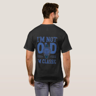 T-shirt Anniversaire drôle pour hommes Je ne suis pas vieu