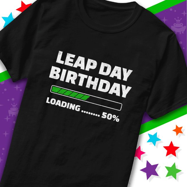 T-shirt Anniversaire du 29 février année bissextile Charge (Créateur téléchargé)