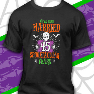 T-shirt Anniversaire du 45e Mariage de Spooktacular d'Hall