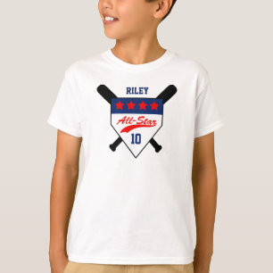 T-shirt Anniversaire du baseball All-Star personnalisé
